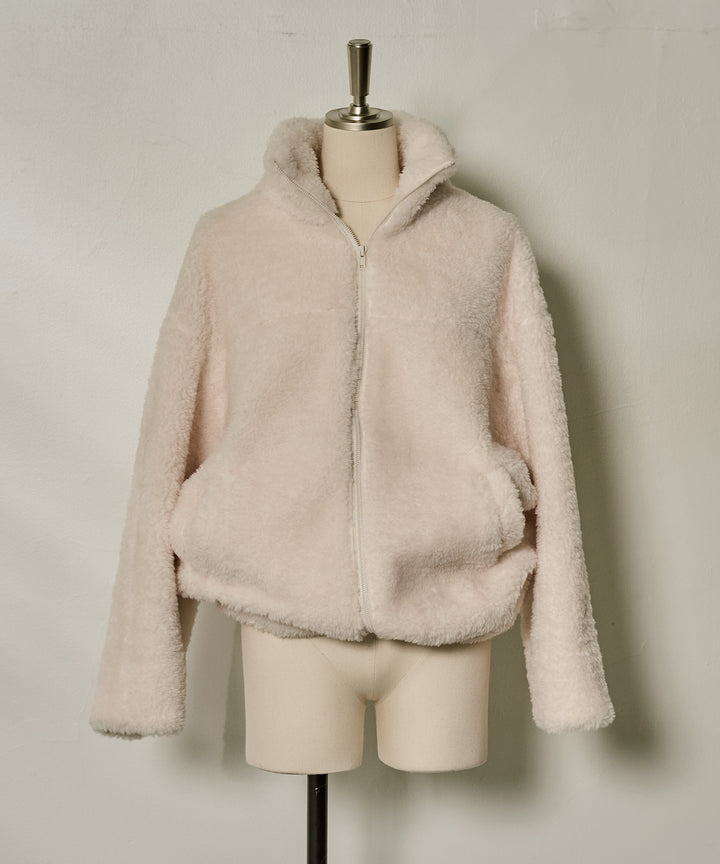 (eliuu)Boa Zip Blouson Jacket