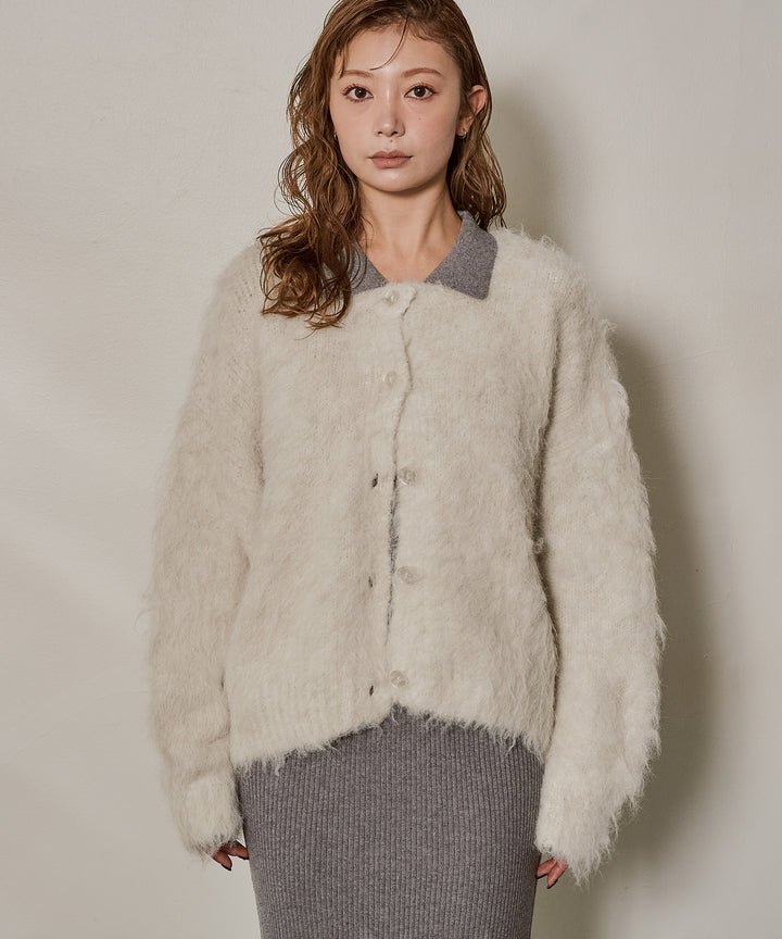 [SET]Candy Floss Knit C/D+Polo Rib Knit Onepiece