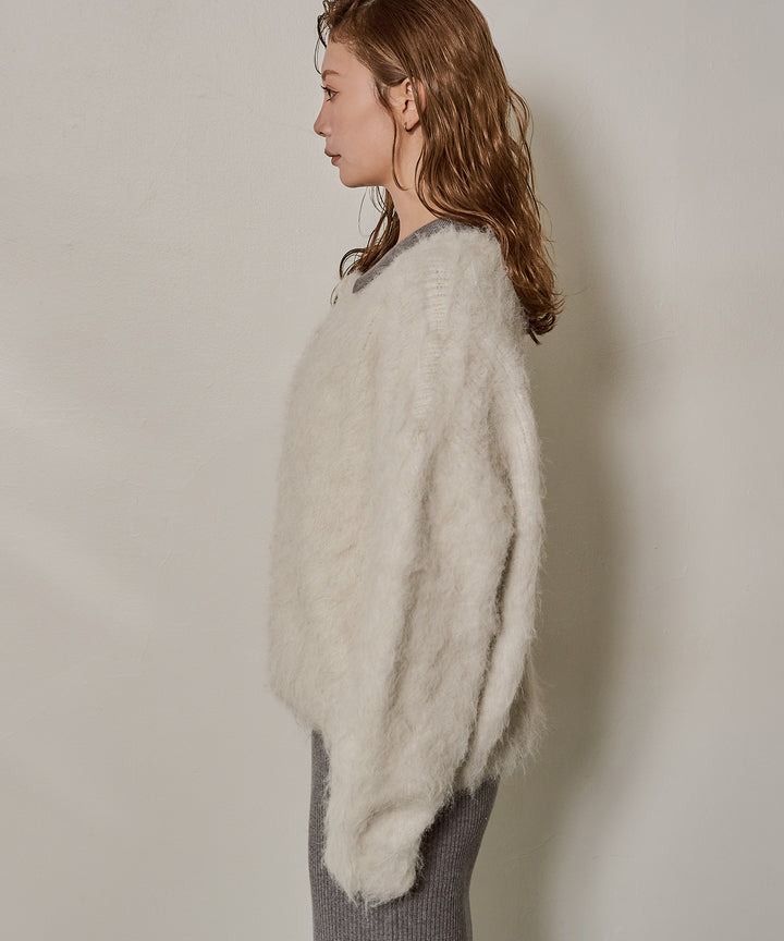 [SET]Candy Floss Knit C/D+Polo Rib Knit Onepiece