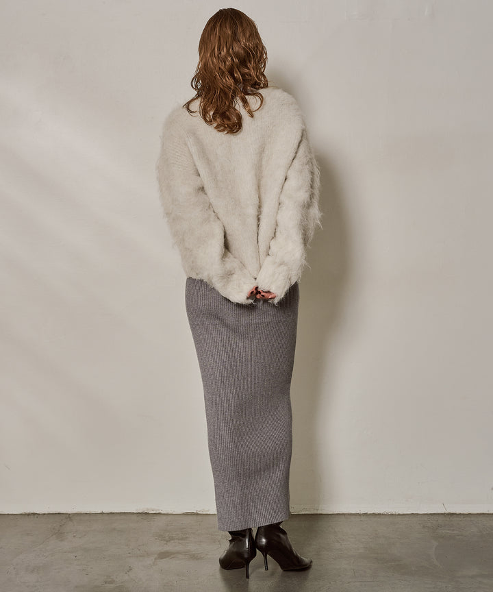 [SET]Candy Floss Knit C/D+Polo Rib Knit Onepiece