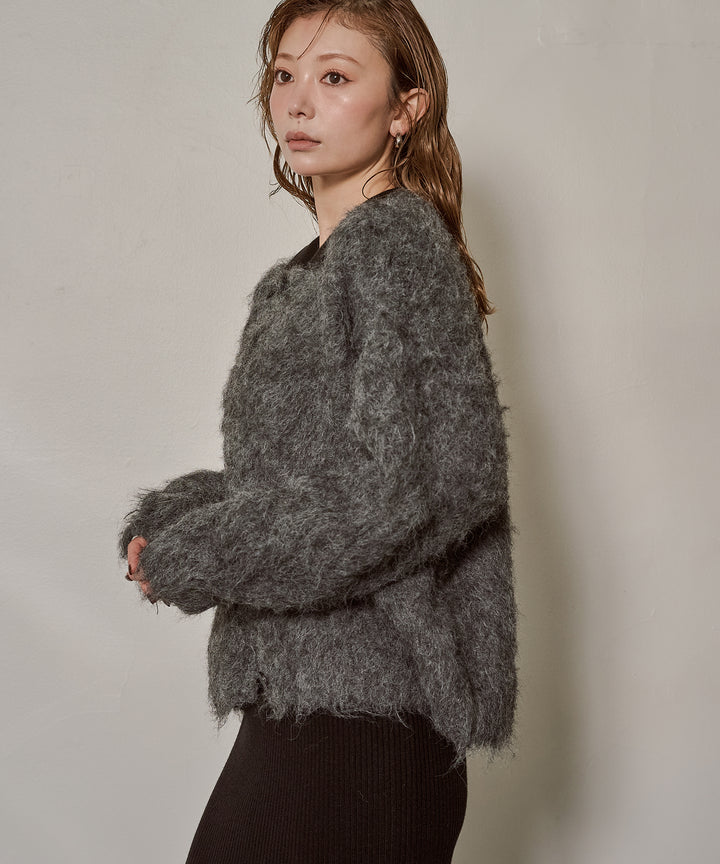 [SET]Candy Floss Knit C/D+Polo Rib Knit Onepiece