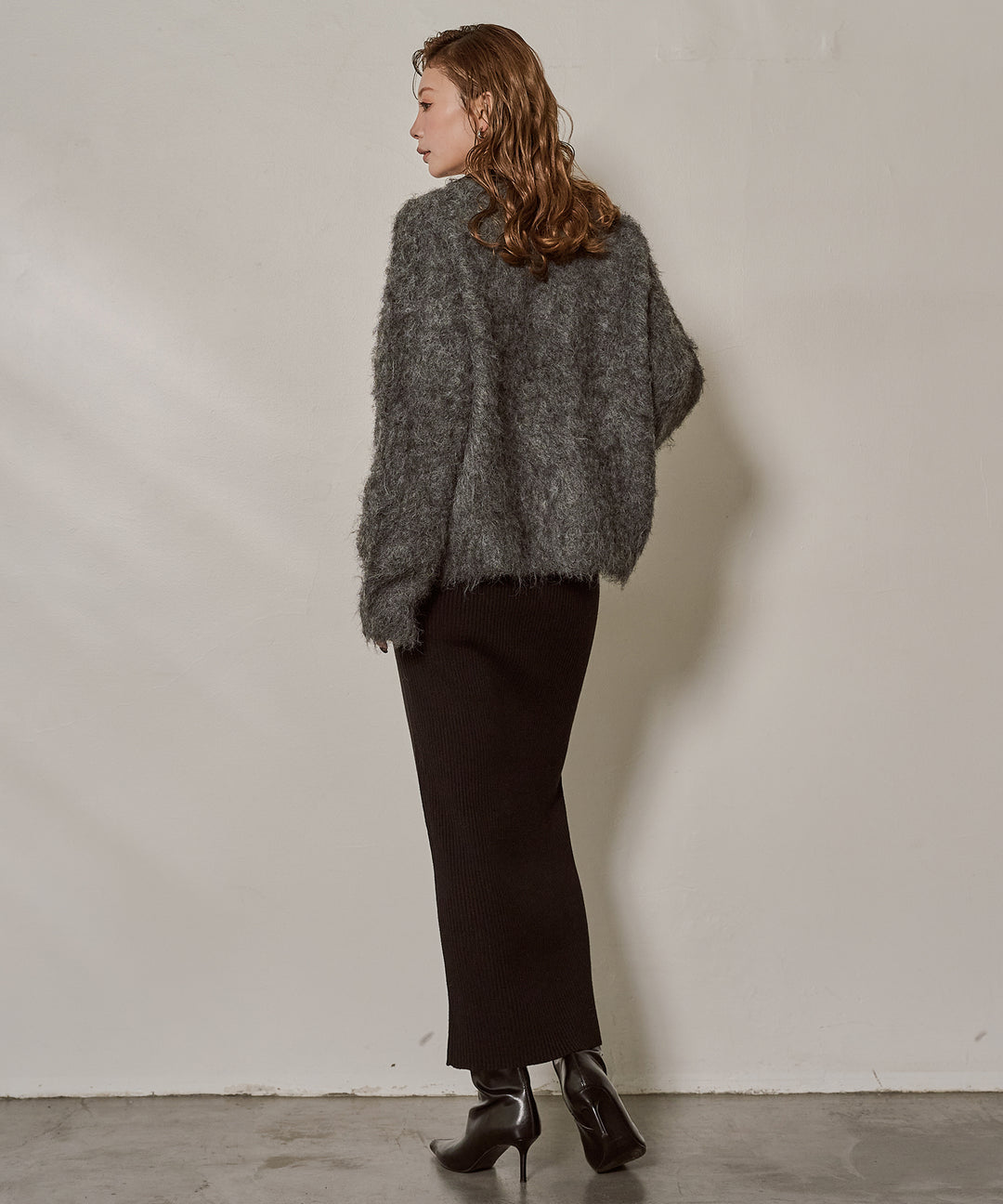 (eliuu)Polo Rib Knit Onepiece