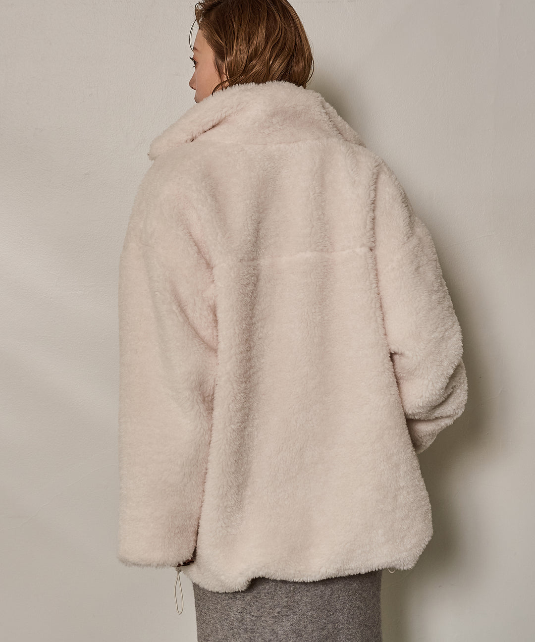 (eliuu)Boa Zip Blouson Jacket