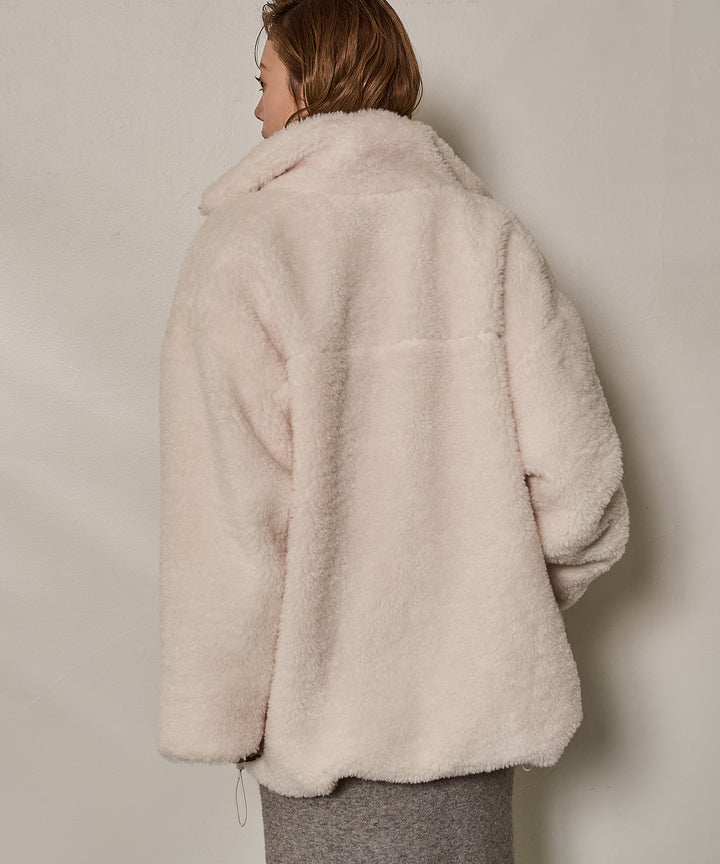 (eliuu)Boa Zip Blouson Jacket