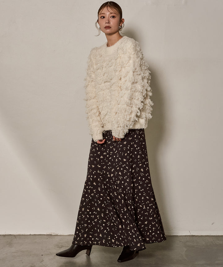 (eliuu)Teddy Loop P/O Knit