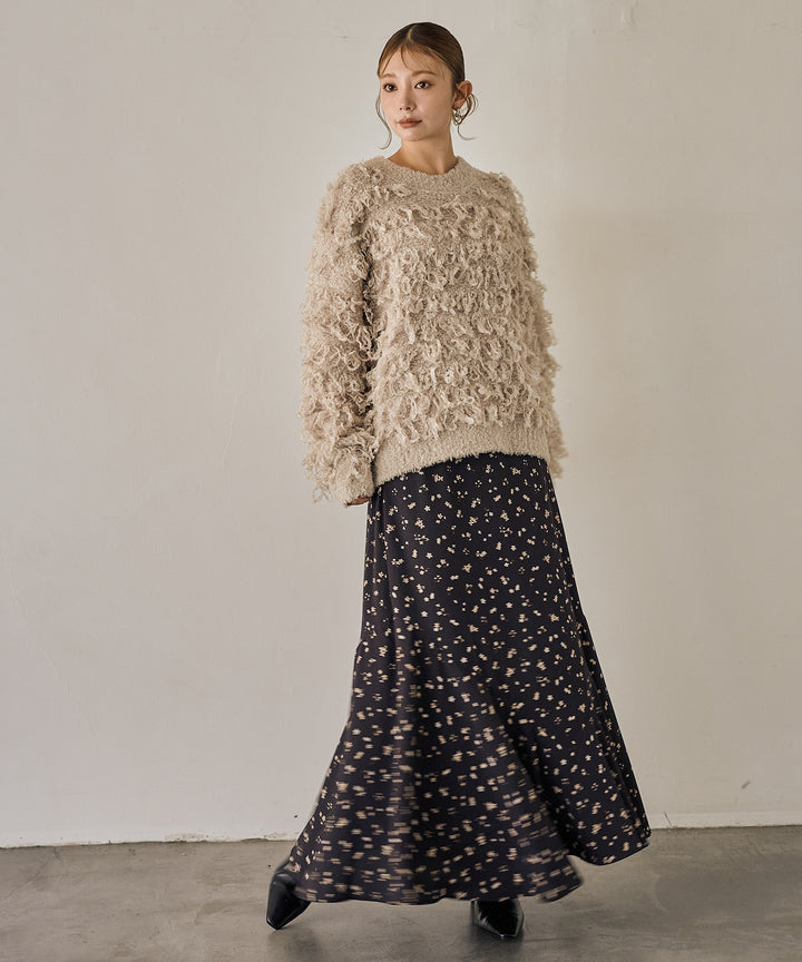 (eliuu)Teddy Loop P/O Knit