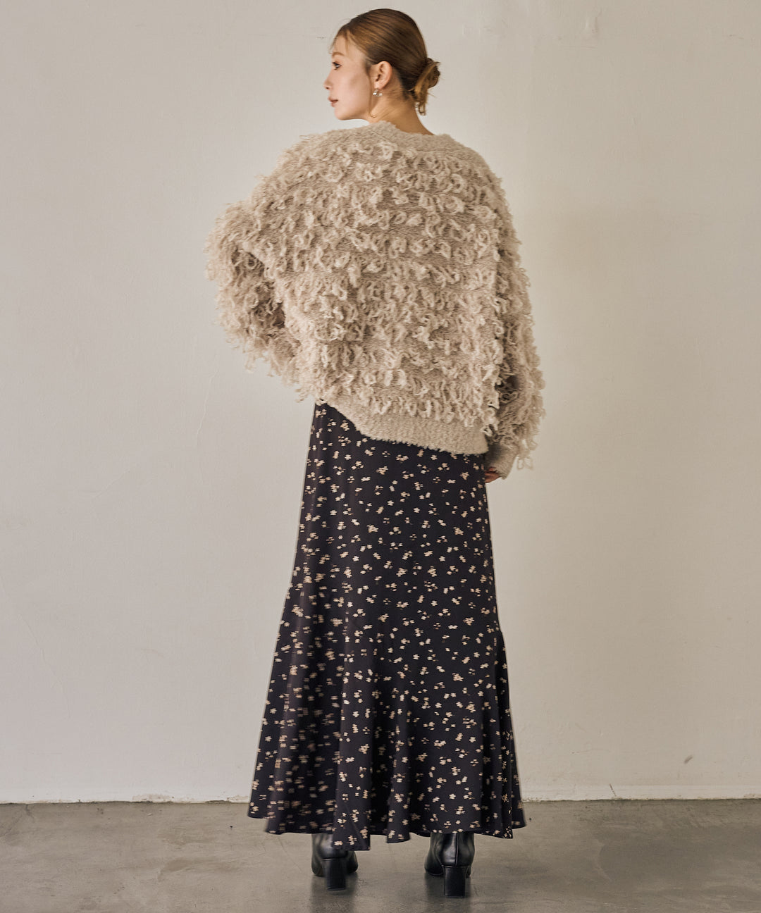 (eliuu)Teddy Loop P/O Knit