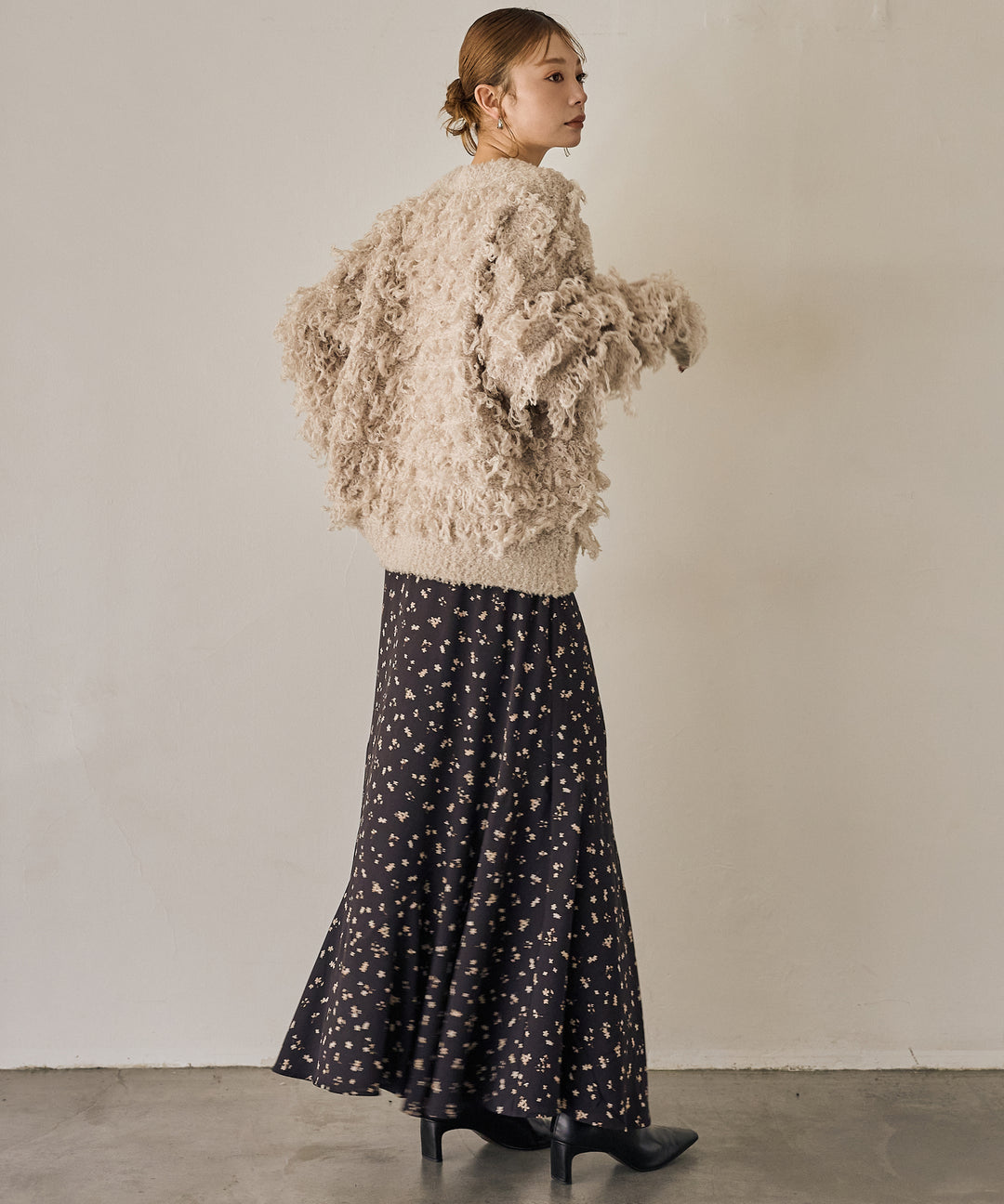 (eliuu)Teddy Loop P/O Knit