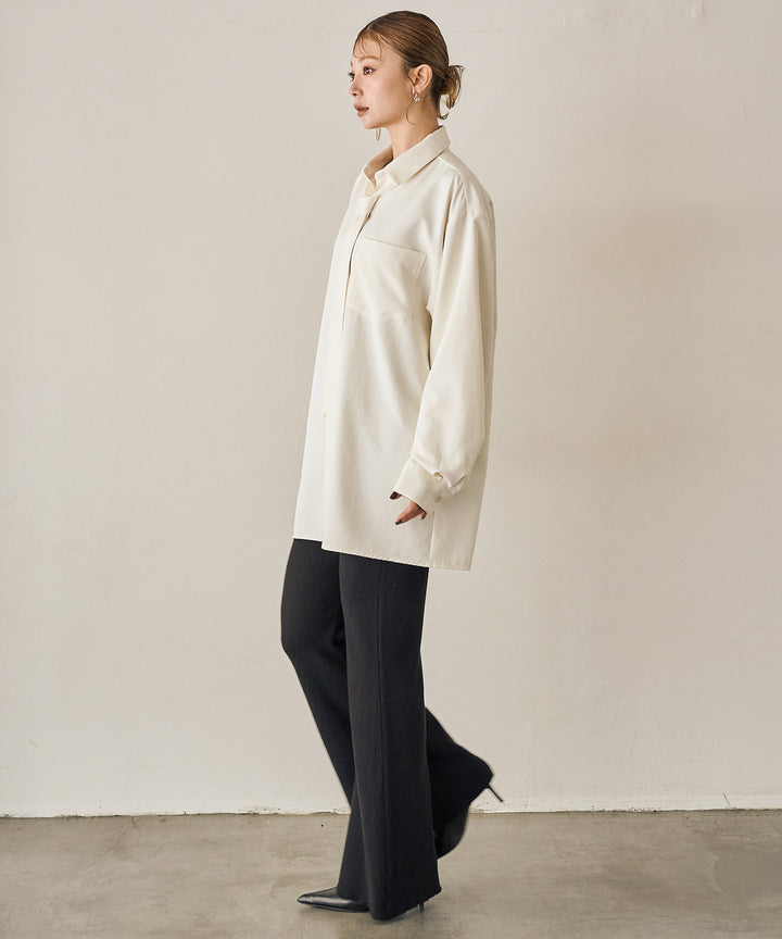 (eliuu)Bow Tie Over Shirt