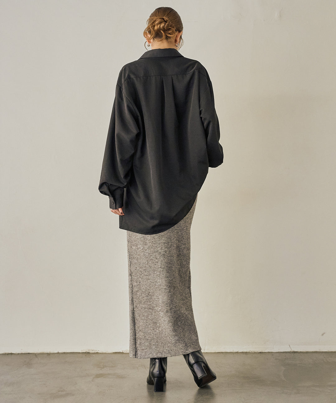 (eliuu)Bow Tie Over Shirt