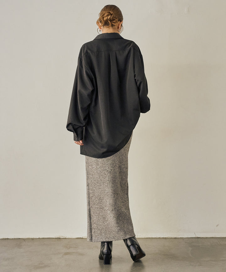 (eliuu)Bow Tie Over Shirt