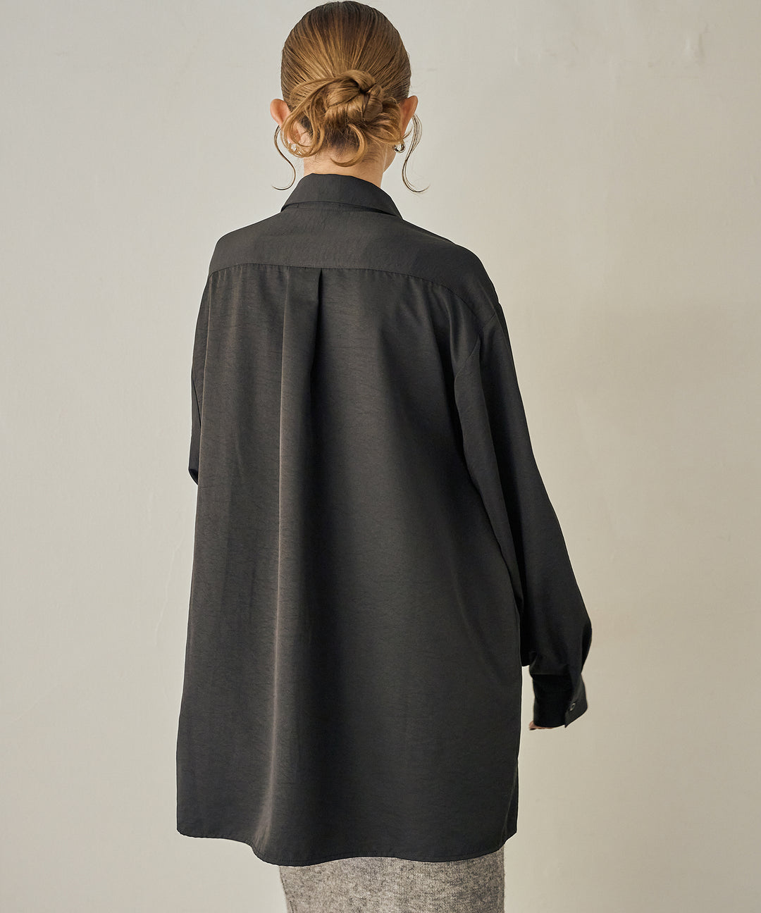 (eliuu)Bow Tie Over Shirt