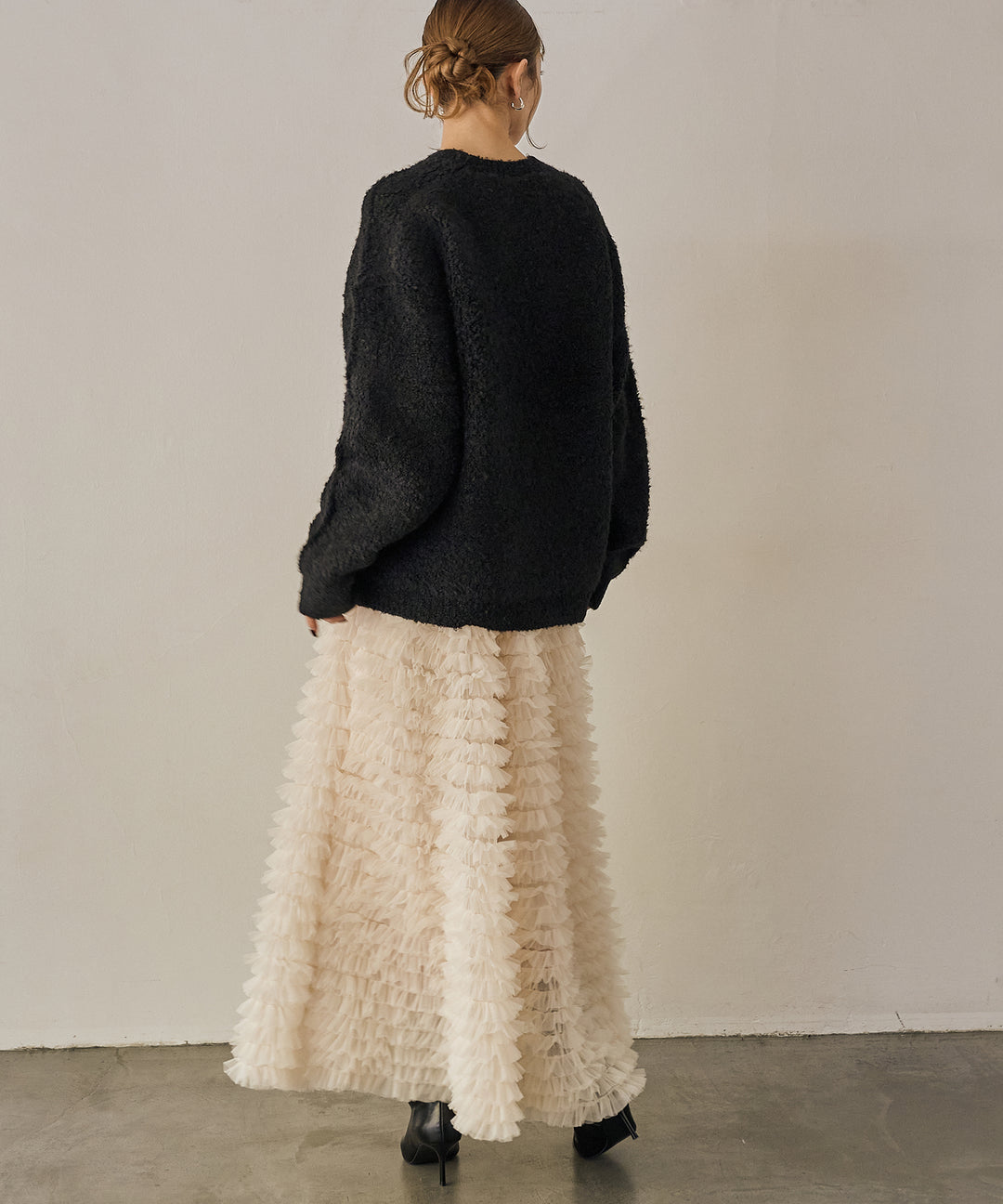 (eliuu)Verbena Pin Tulle Skirt