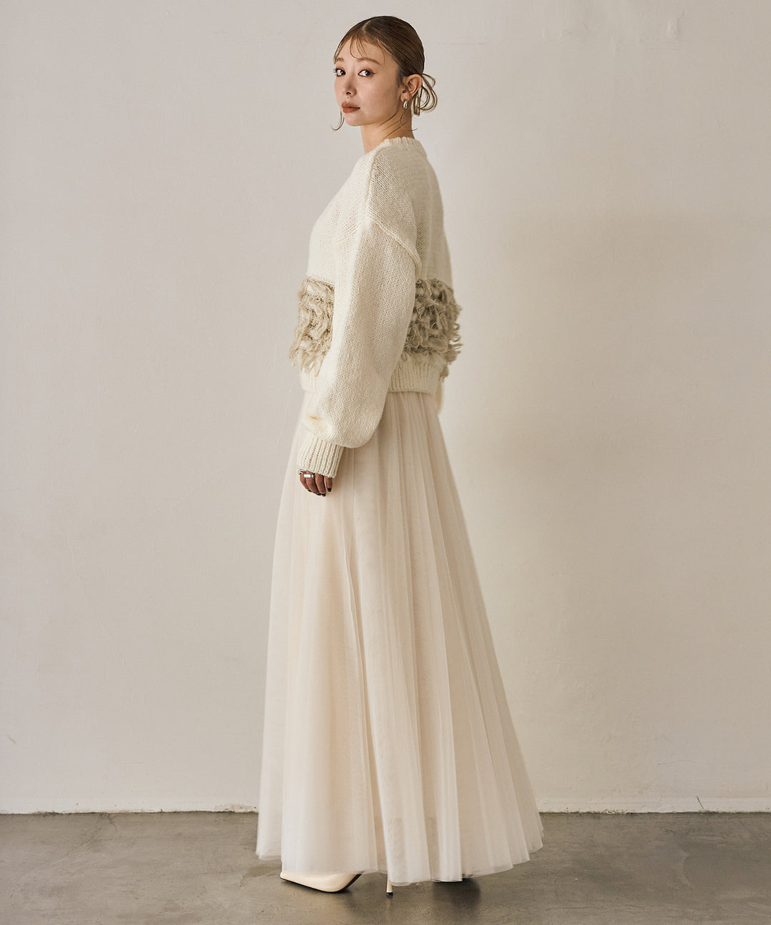 (eliuu)Loop Mix P/O Knit