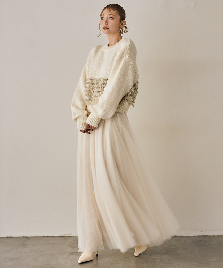 (eliuu)Loop Mix P/O Knit