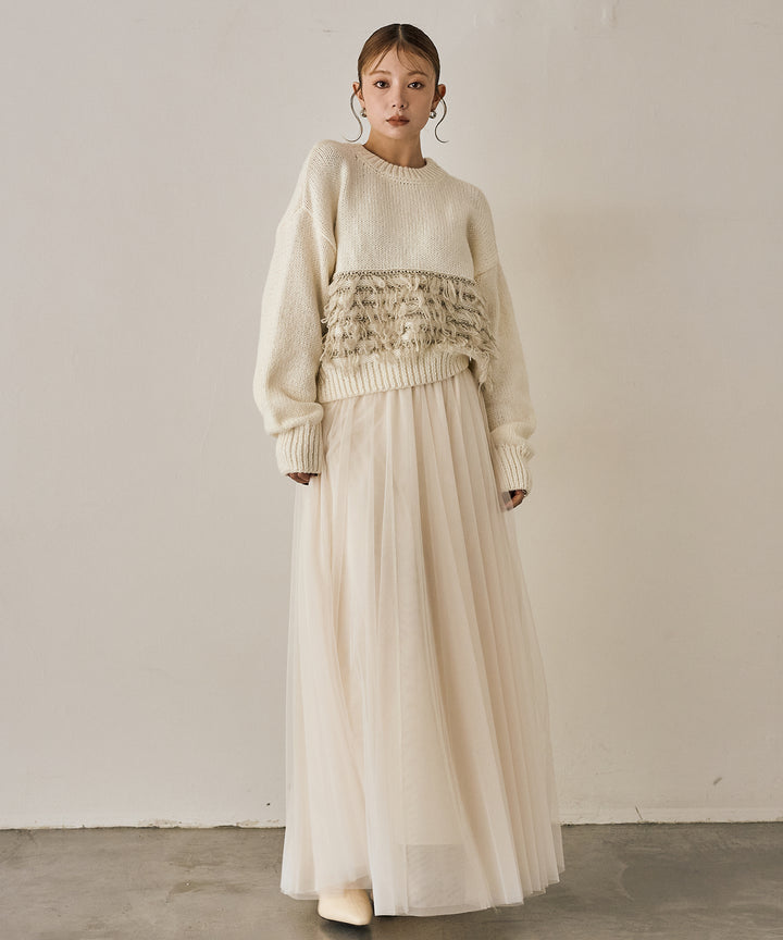 (eliuu)Loop Mix P/O Knit