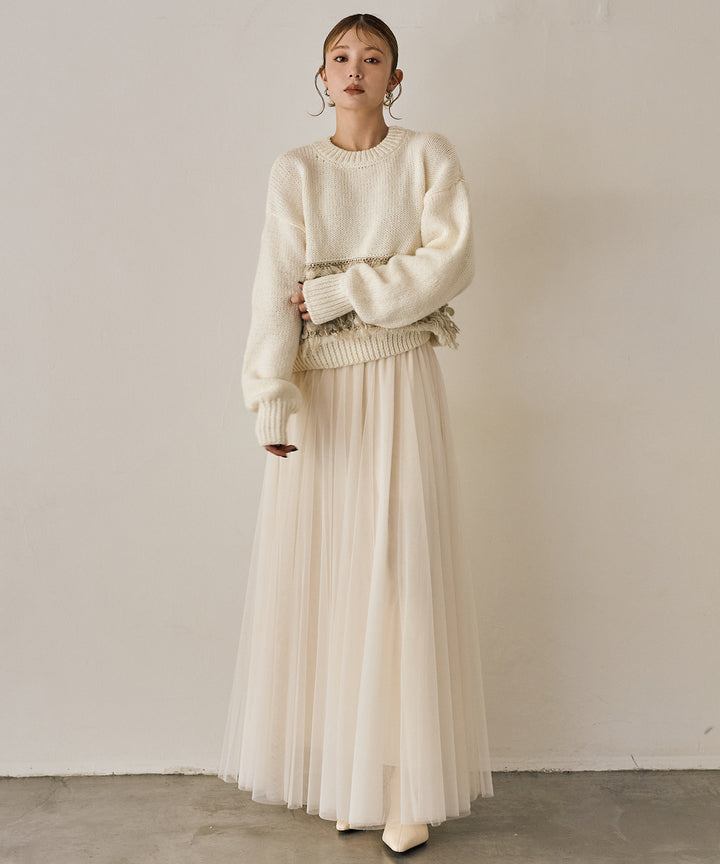 (eliuu)Loop Mix P/O Knit