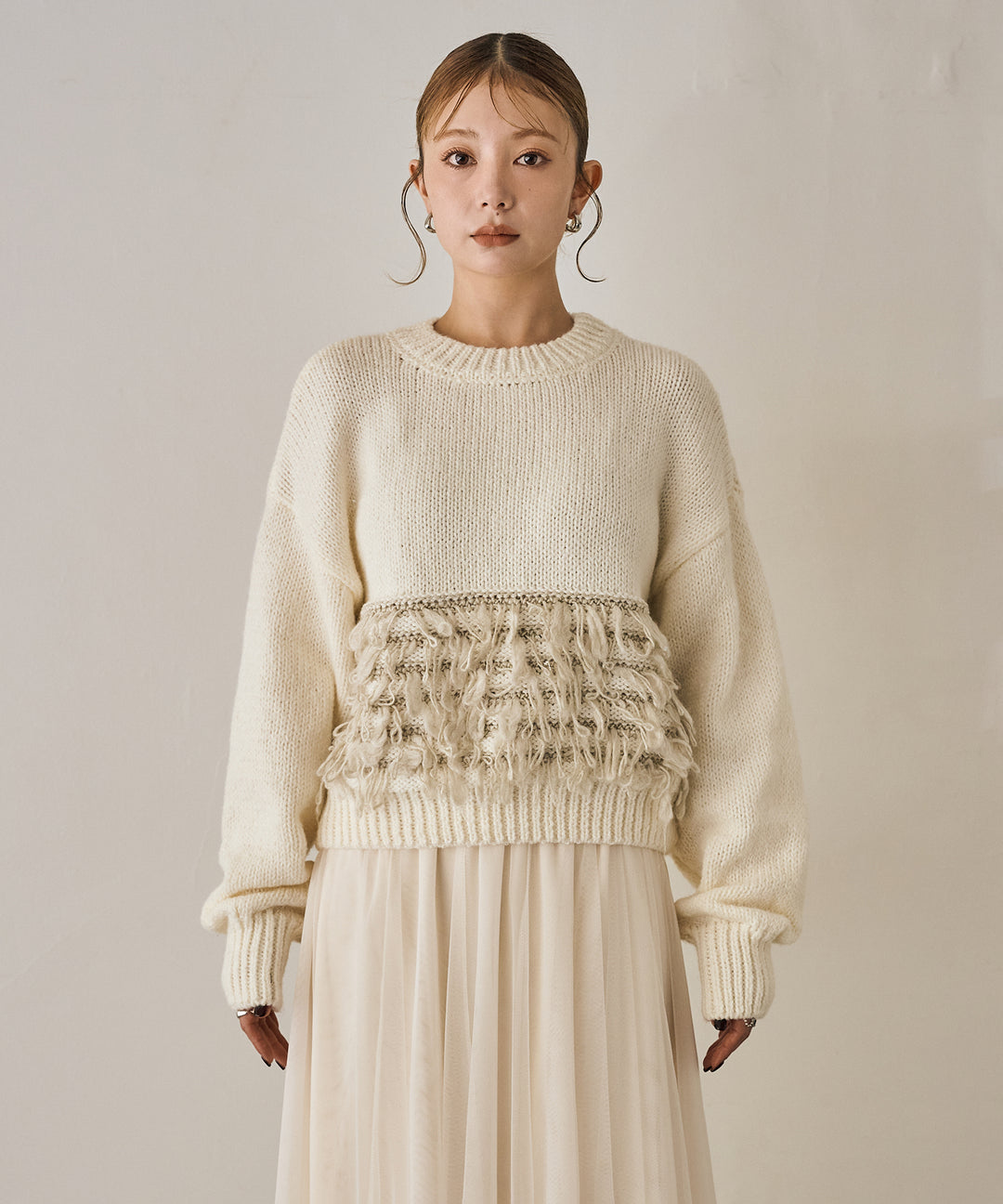 (eliuu)Loop Mix P/O Knit