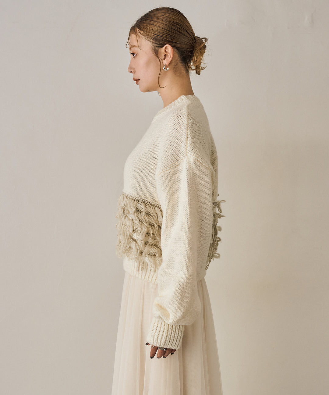 (eliuu)Loop Mix P/O Knit