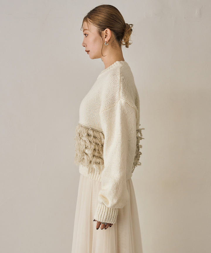 (eliuu)Loop Mix P/O Knit