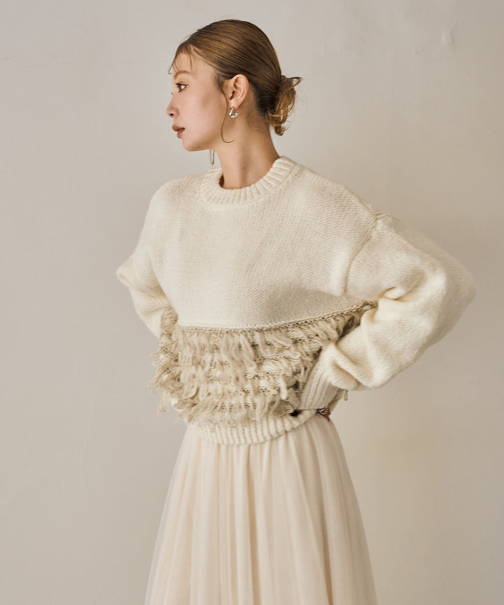 (eliuu)Loop Mix P/O Knit