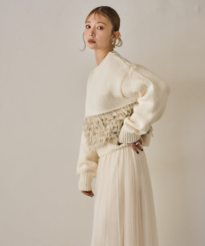 (eliuu)Loop Mix P/O Knit