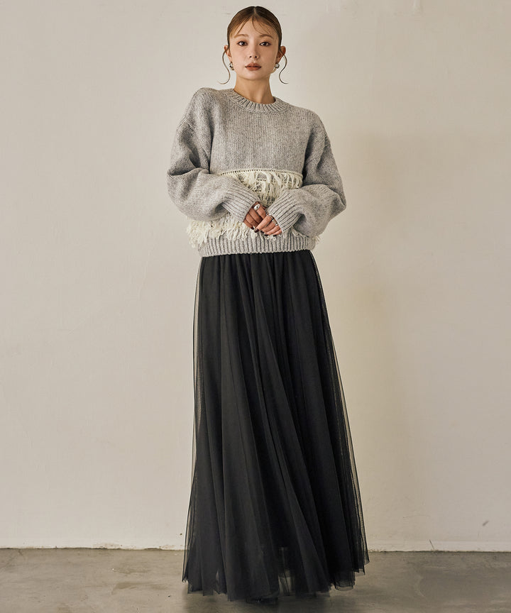 (eliuu)Loop Mix P/O Knit