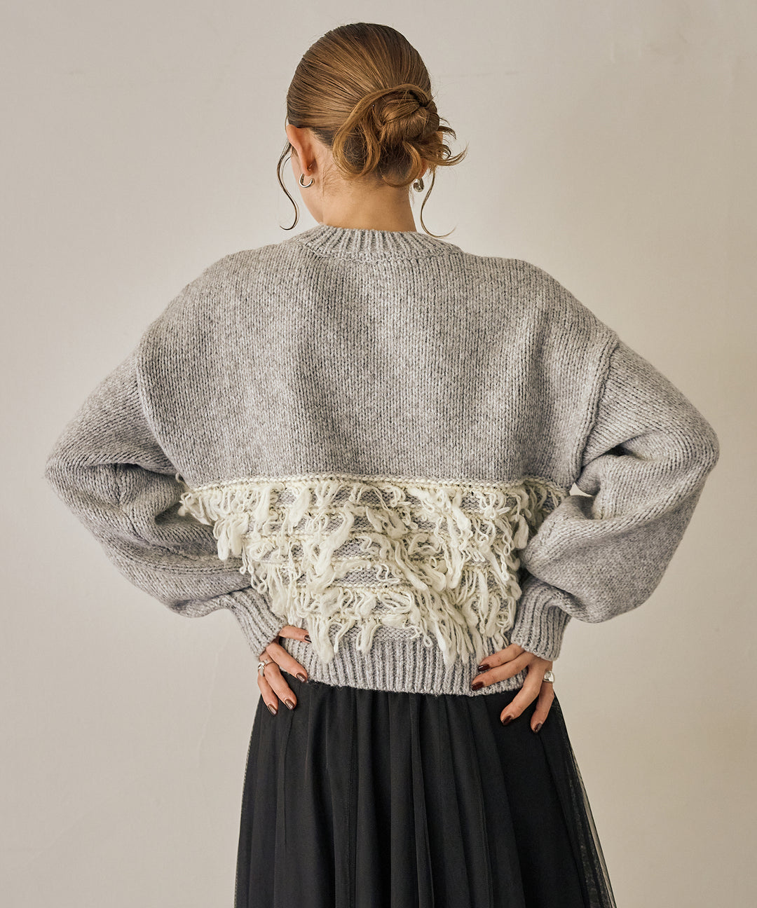 (eliuu)Loop Mix P/O Knit
