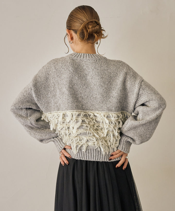 (eliuu)Loop Mix P/O Knit