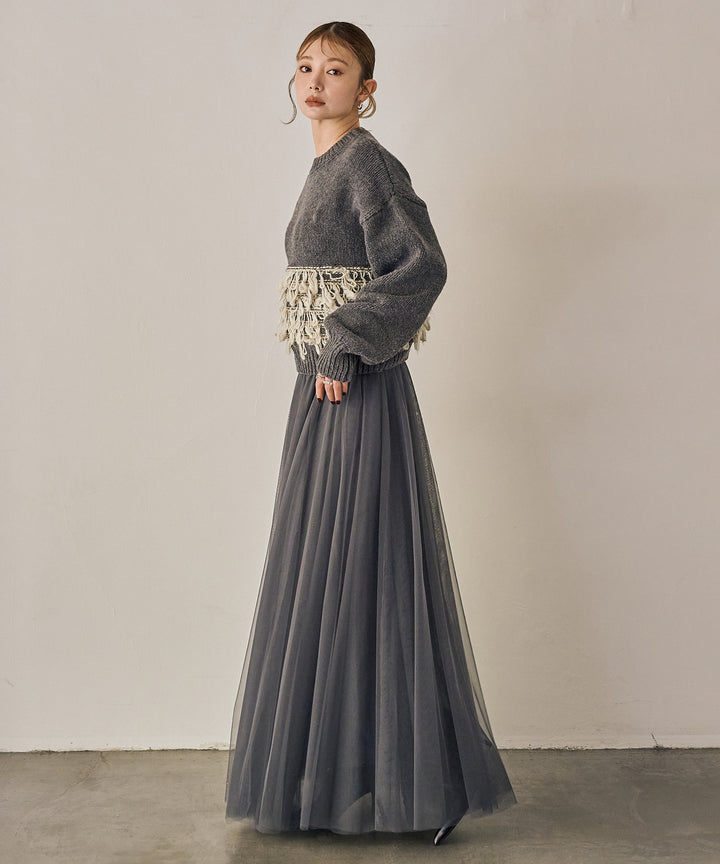 (eliuu)Loop Mix P/O Knit