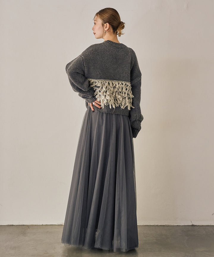 (eliuu)Loop Mix P/O Knit