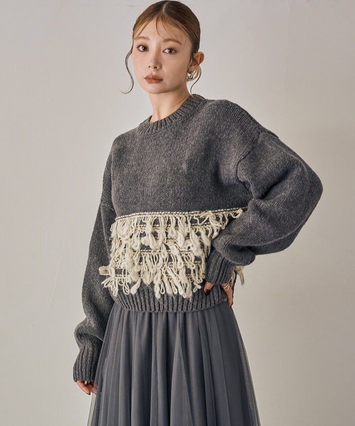 (eliuu)Loop Mix P/O Knit