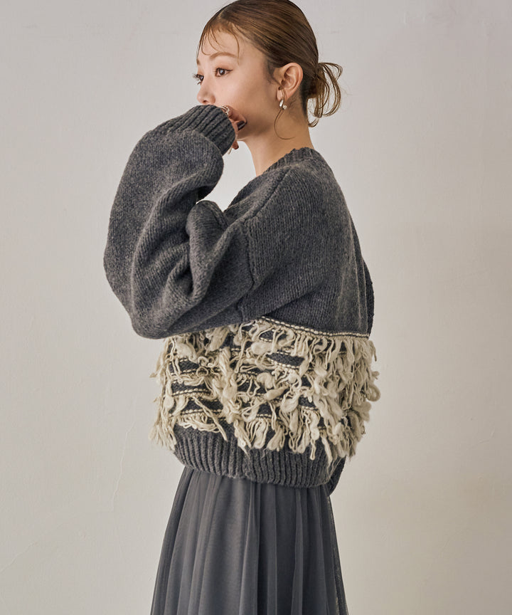 (eliuu)Loop Mix P/O Knit