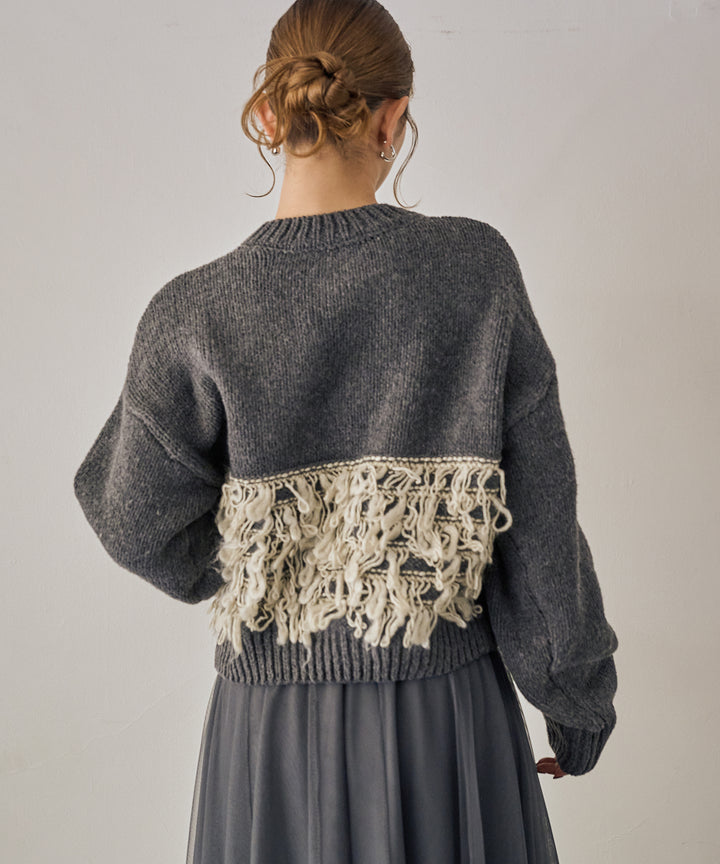(eliuu)Loop Mix P/O Knit