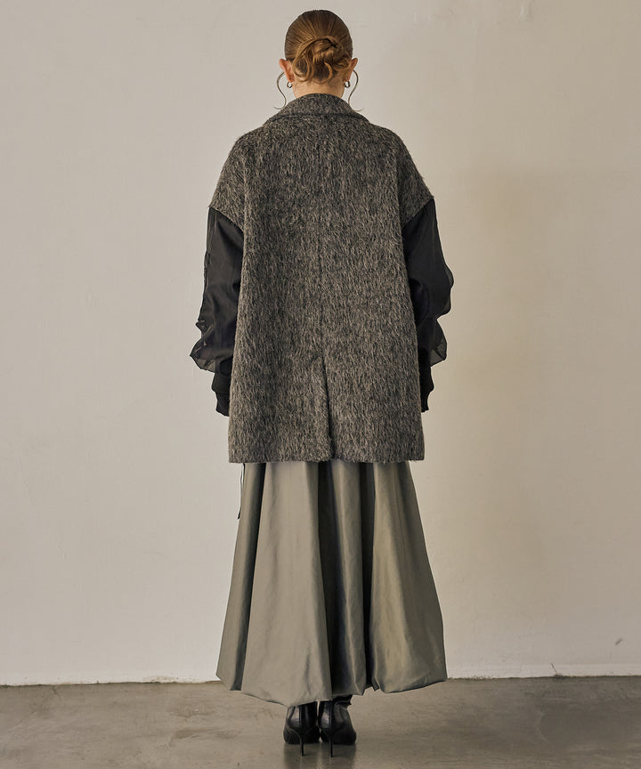 (eliuu)Doubles Mix Shaggy Coat