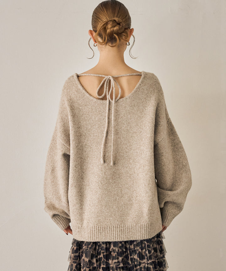 (eliuu)Heather Choker Knit P/O