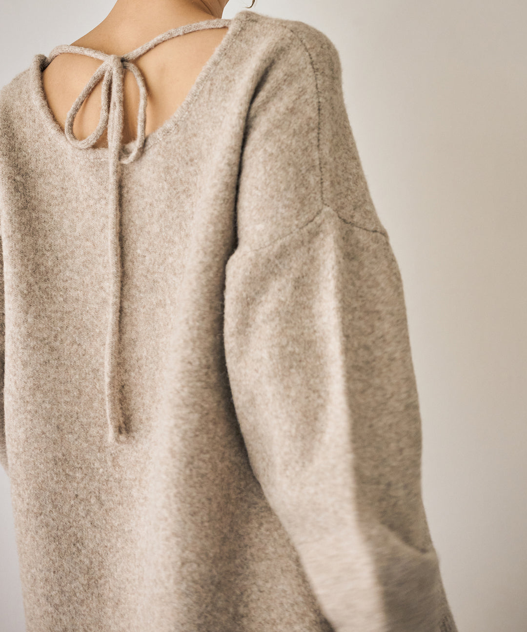 (eliuu)Heather Choker Knit P/O