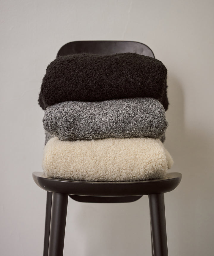 (eliuu)Boucle Wide Knit Tunic