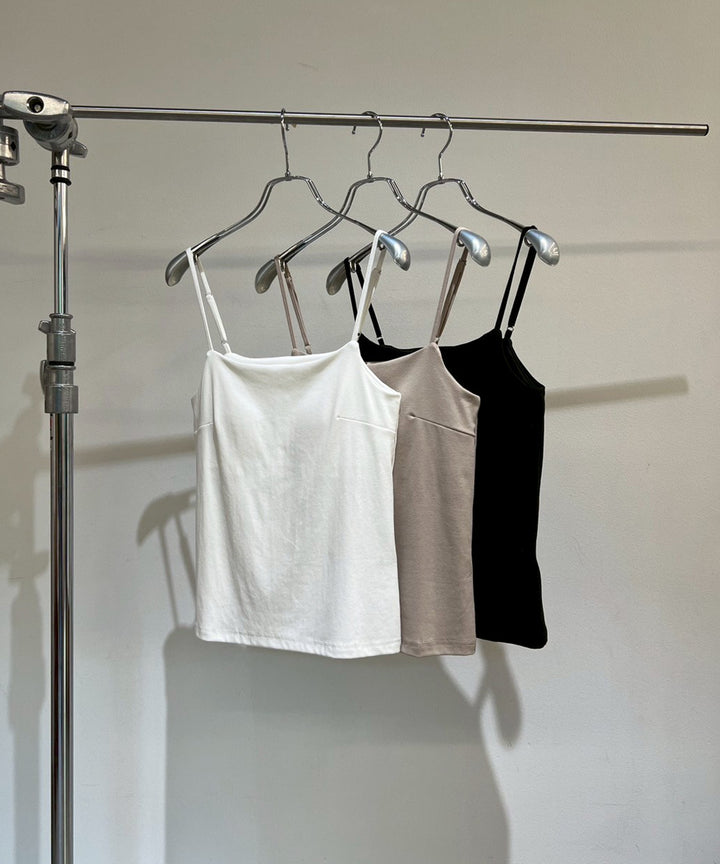 (eliuu)Basic Cut Camisole