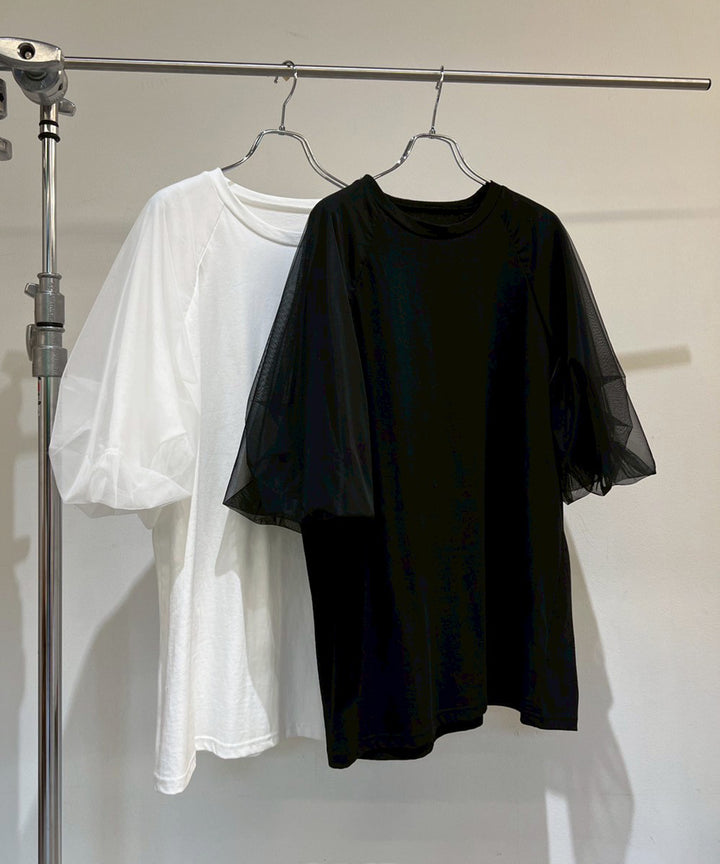 (eliuu)Balloon Sleeve Tee