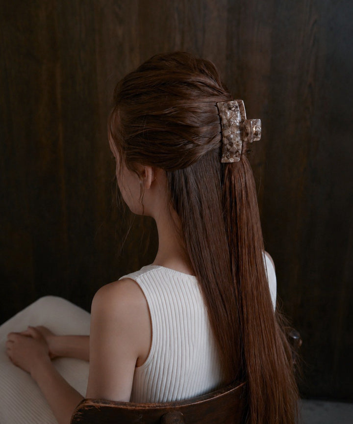 Marble Stone Hair Clip