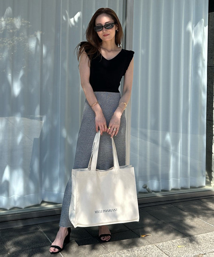 【NOVELTY ¥20,000over】SQUARE CANVAS BIG BAG