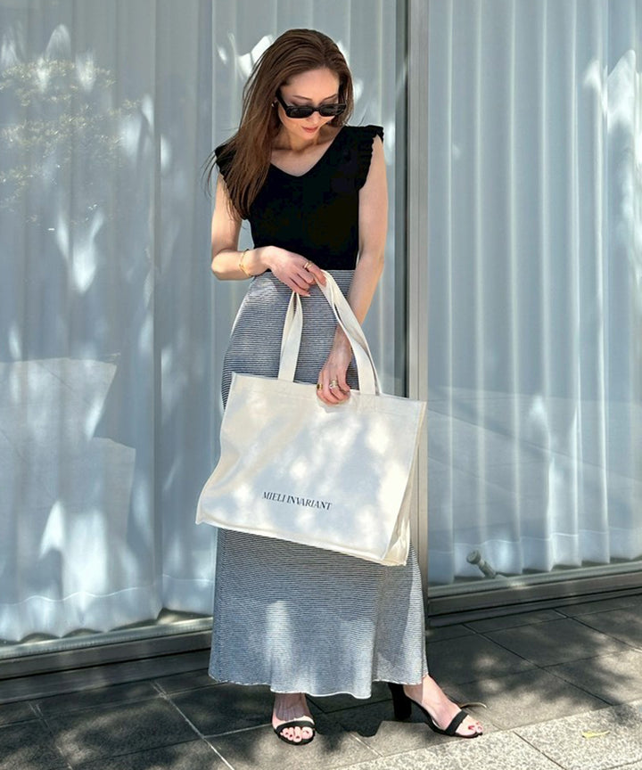 【NOVELTY ¥20,000over】SQUARE CANVAS BIG BAG