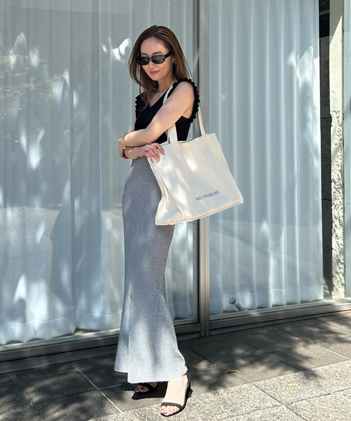 【NOVELTY ¥20,000over】SQUARE CANVAS BIG BAG
