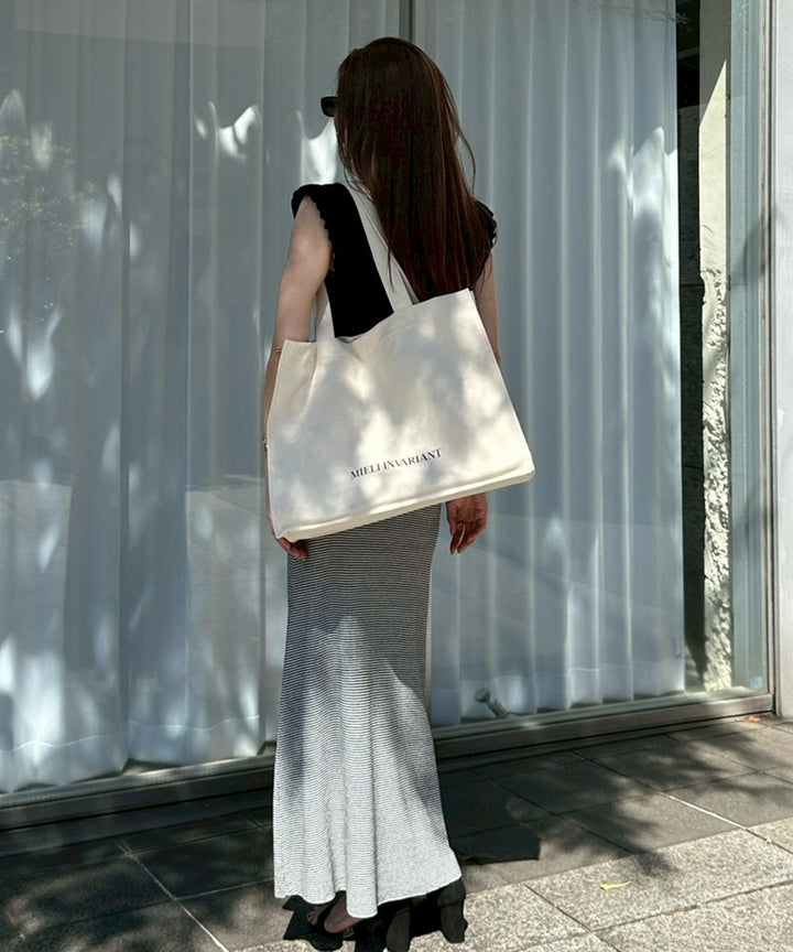 【NOVELTY ¥20,000over】SQUARE CANVAS BIG BAG