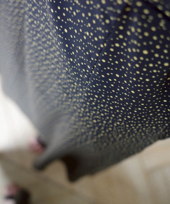 Color Dot Frill Dress