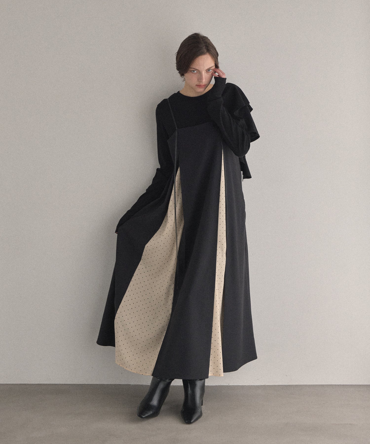 rienda - mieli invariant チュニック Pin Dot Line Dress – MIELI INVARIANT
