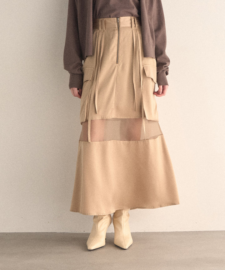 Military Gloss Skirt