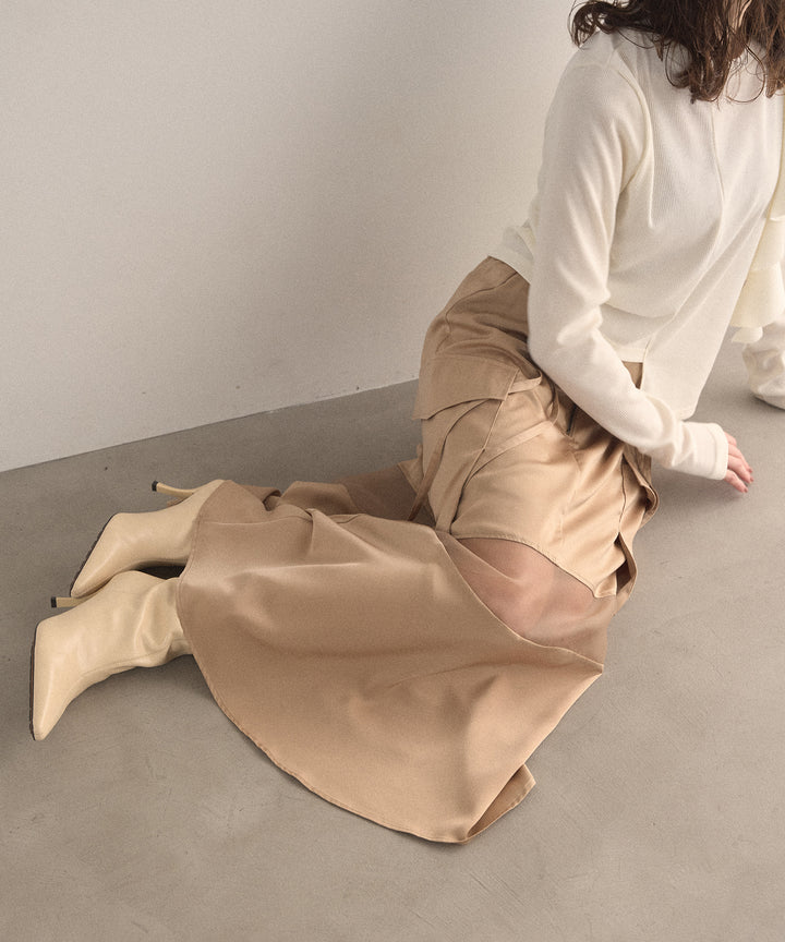 Military Gloss Skirt