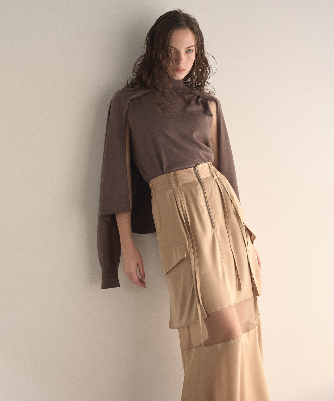 Military Gloss Skirt